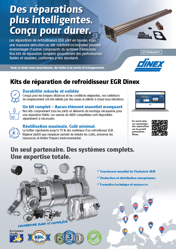Kits de réparation pour refroidisseur EGR