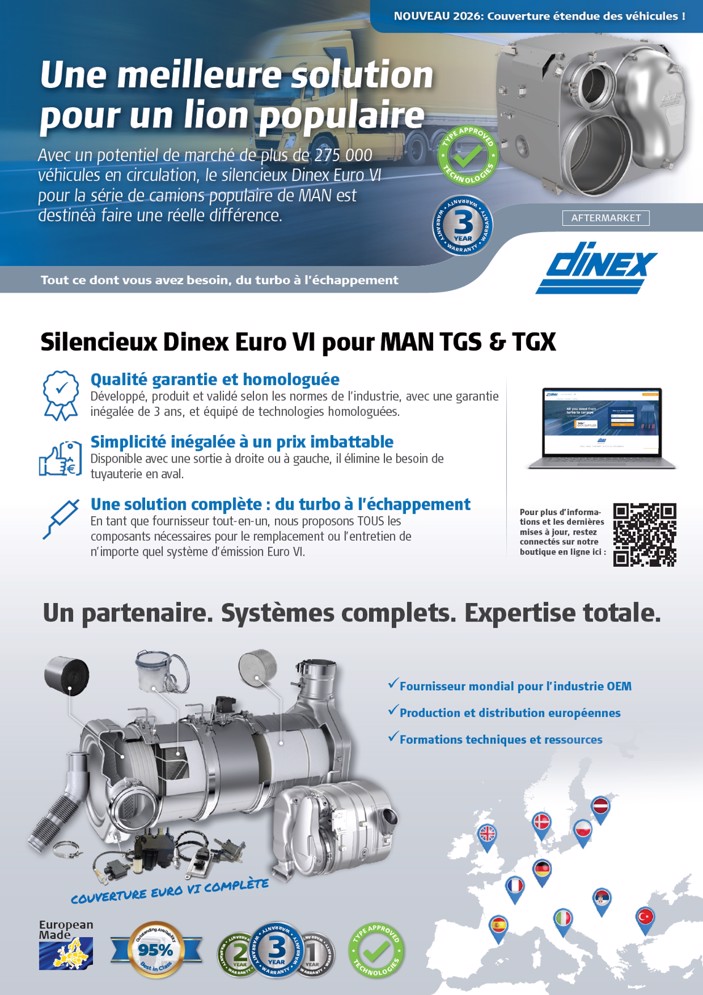 Euro VI Silencer for MAN TGS/TGX
