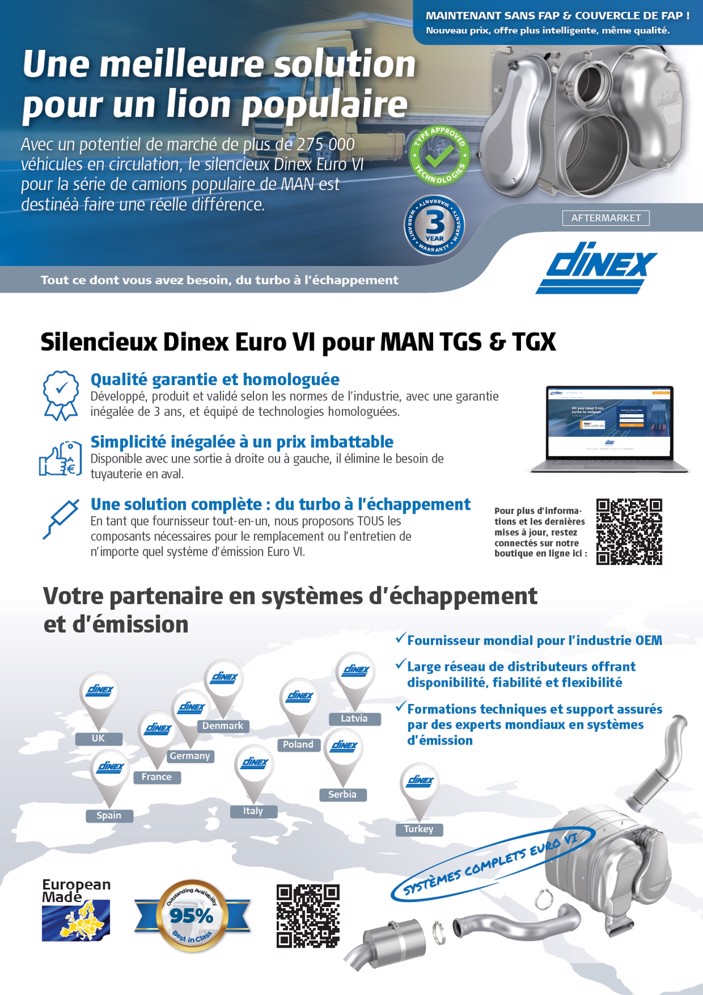 Euro VI Silencer for MAN TGS/TGX