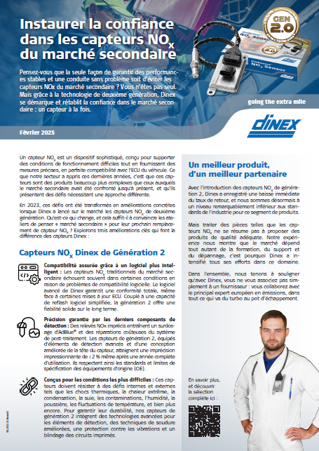 NOx-Sensoren: Vertrauen im Aftermarket schaffen