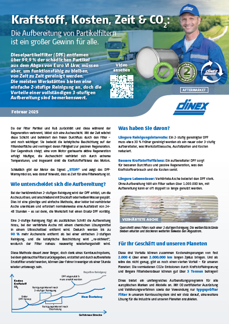 DPF Reconditioning: Fuel, Costs, Time & CO2