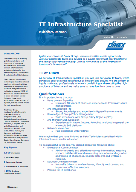 2025 DDK IT Infrastructure Specialist